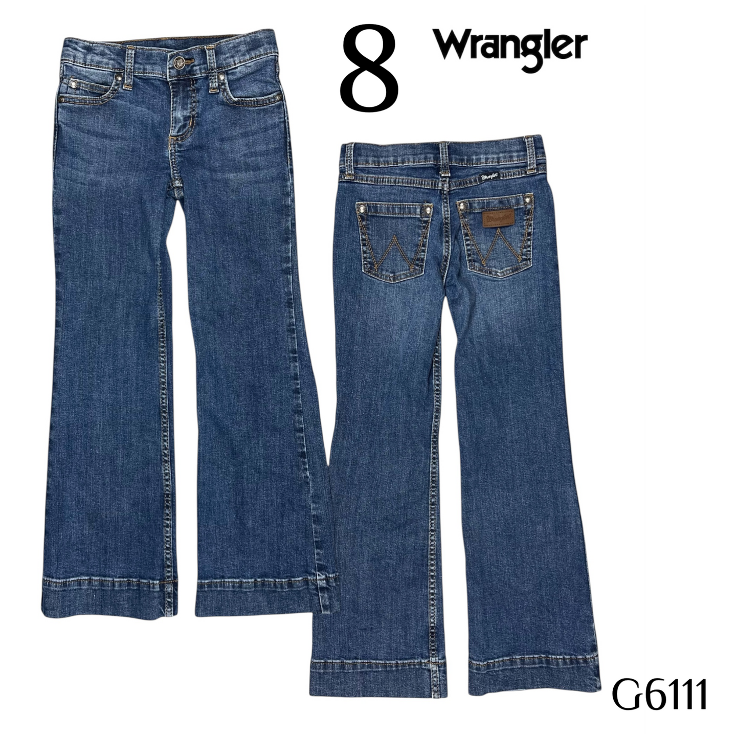 8 wrangler jeans