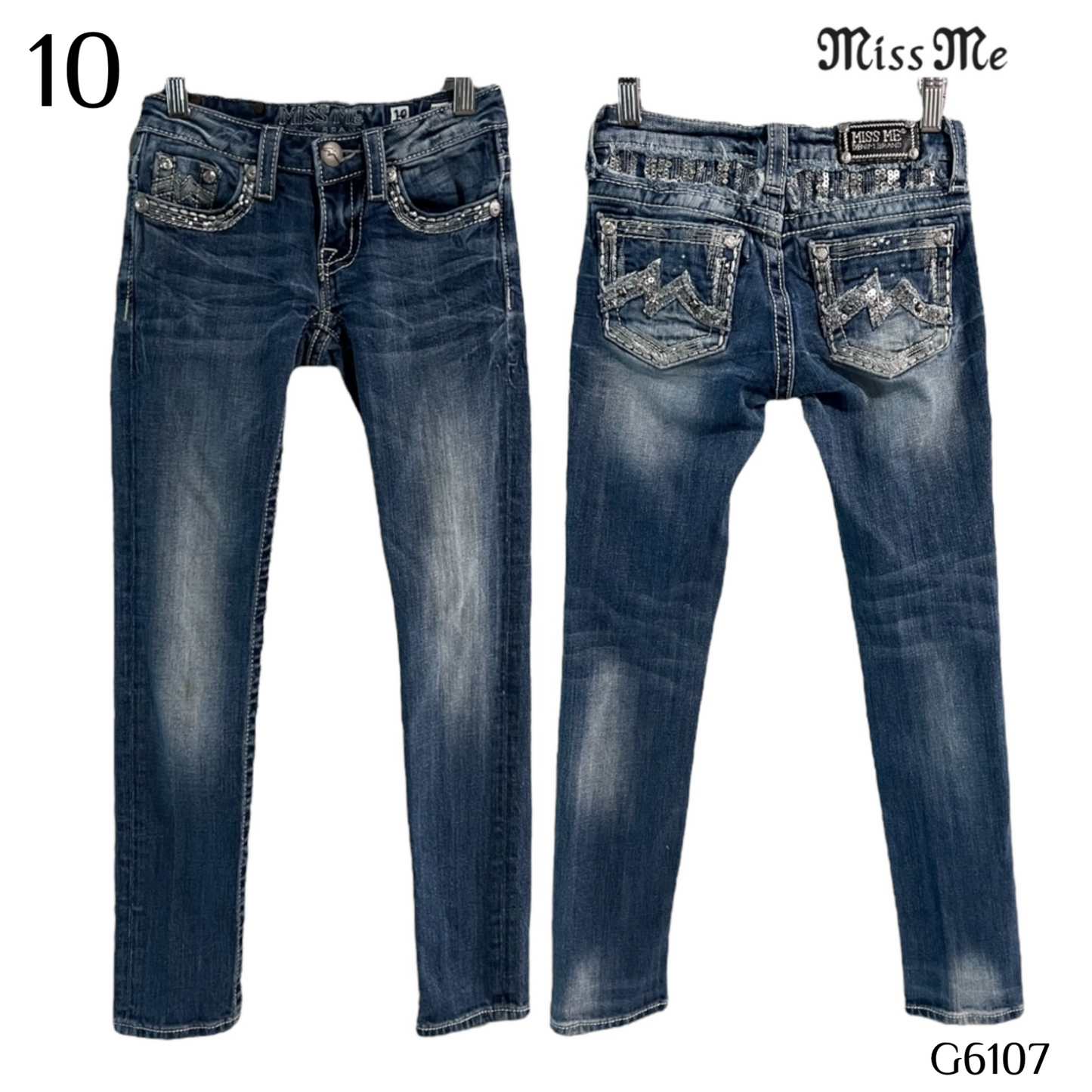 Girls 10 Miss me jeans