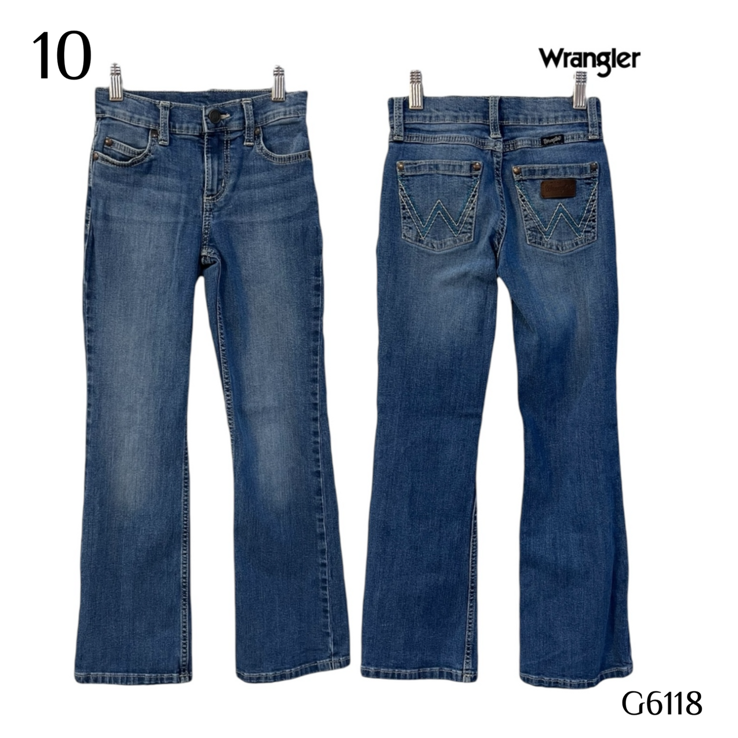 Girls 10 wrangler jeans