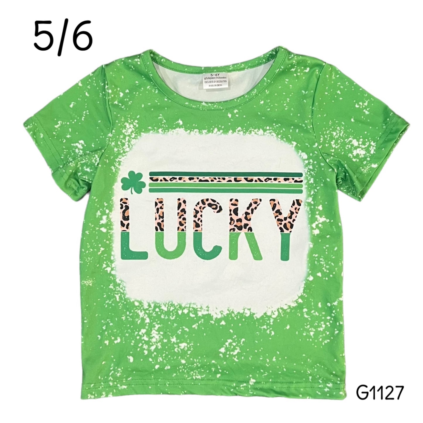 5/6 lucky tshirt