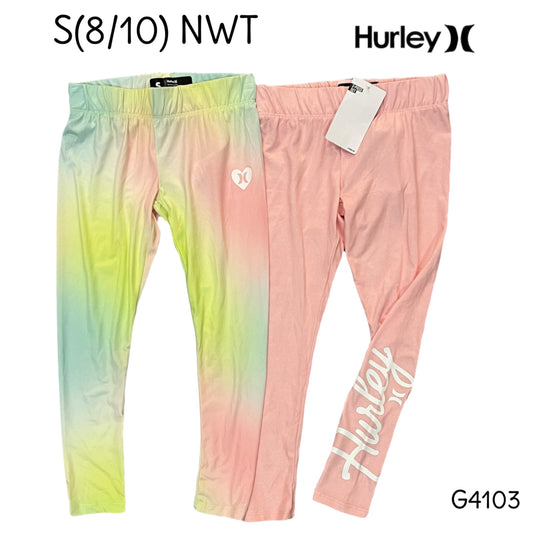 S(8/10) NWT set of 2 Hurley leggings