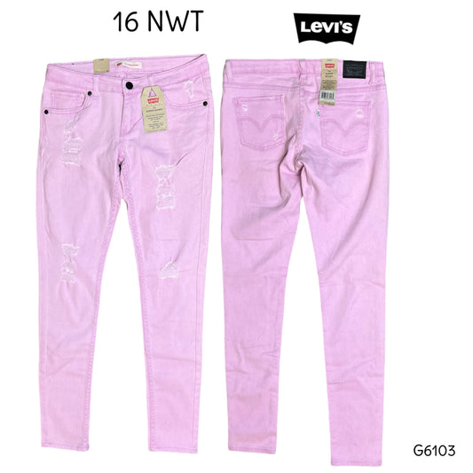 16 NWT pink Levi jeans