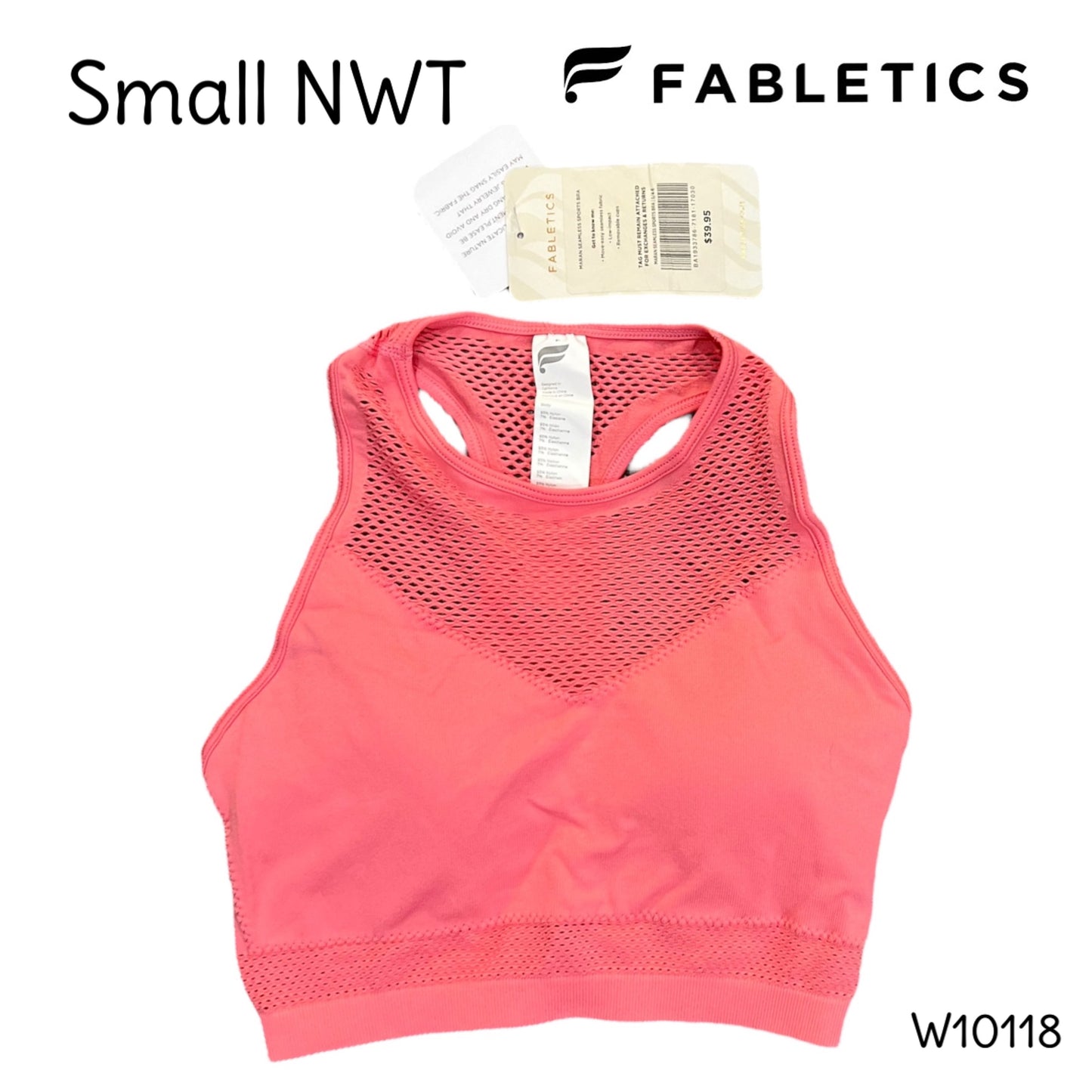 Small NWT fabletics sports bra