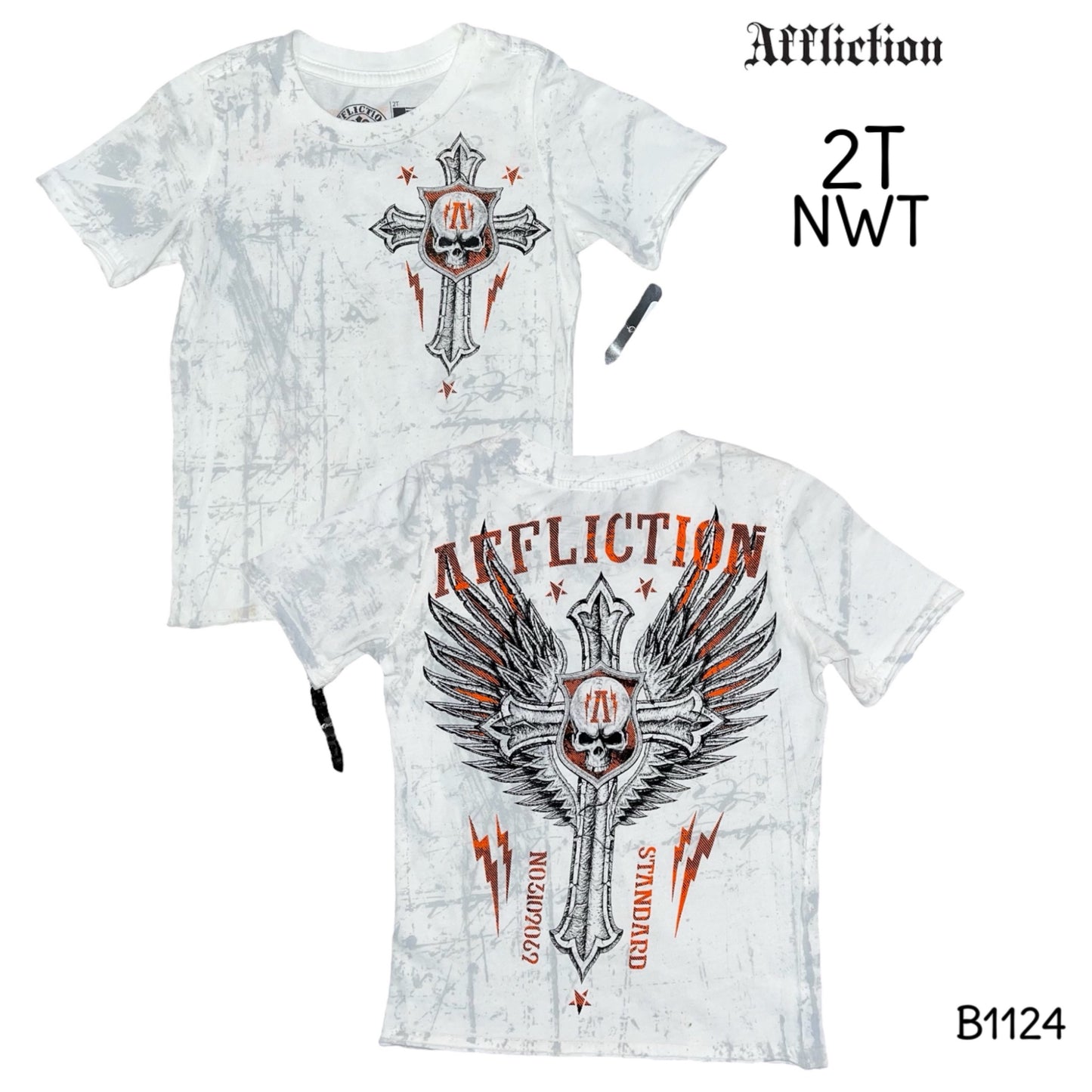 2T NWT affliction Tshirt