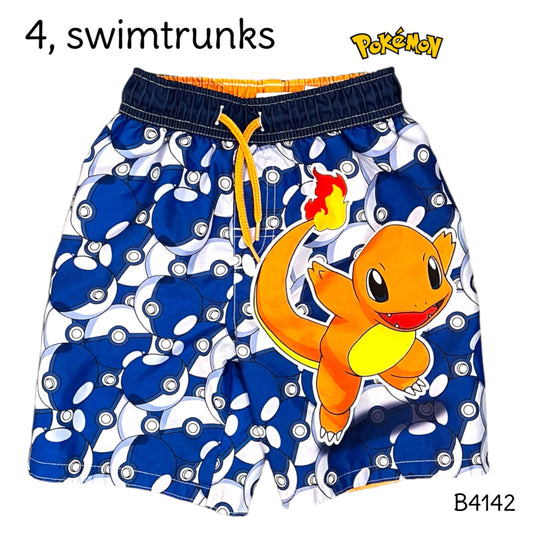 4 pokemon Swimtrunks