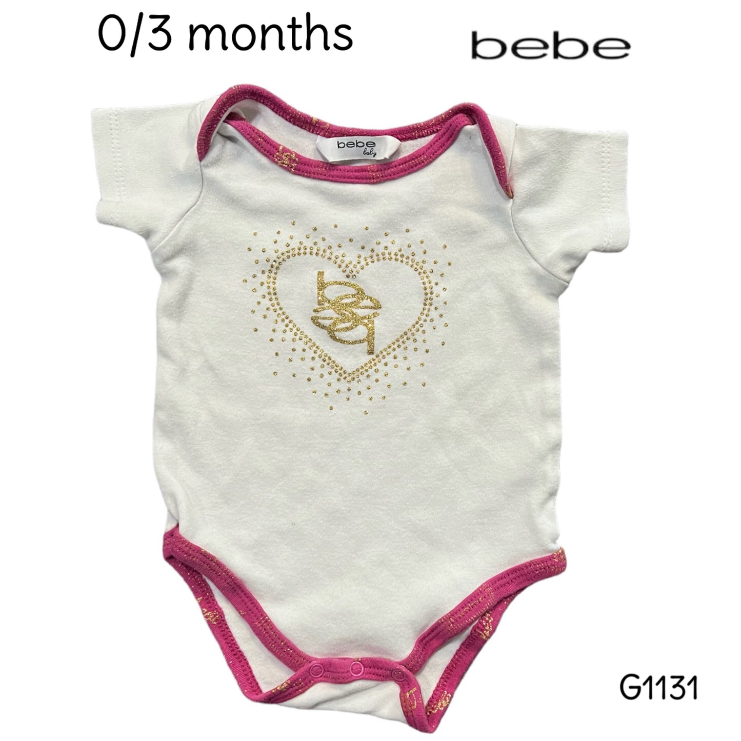 0/3 month Bebe onesie