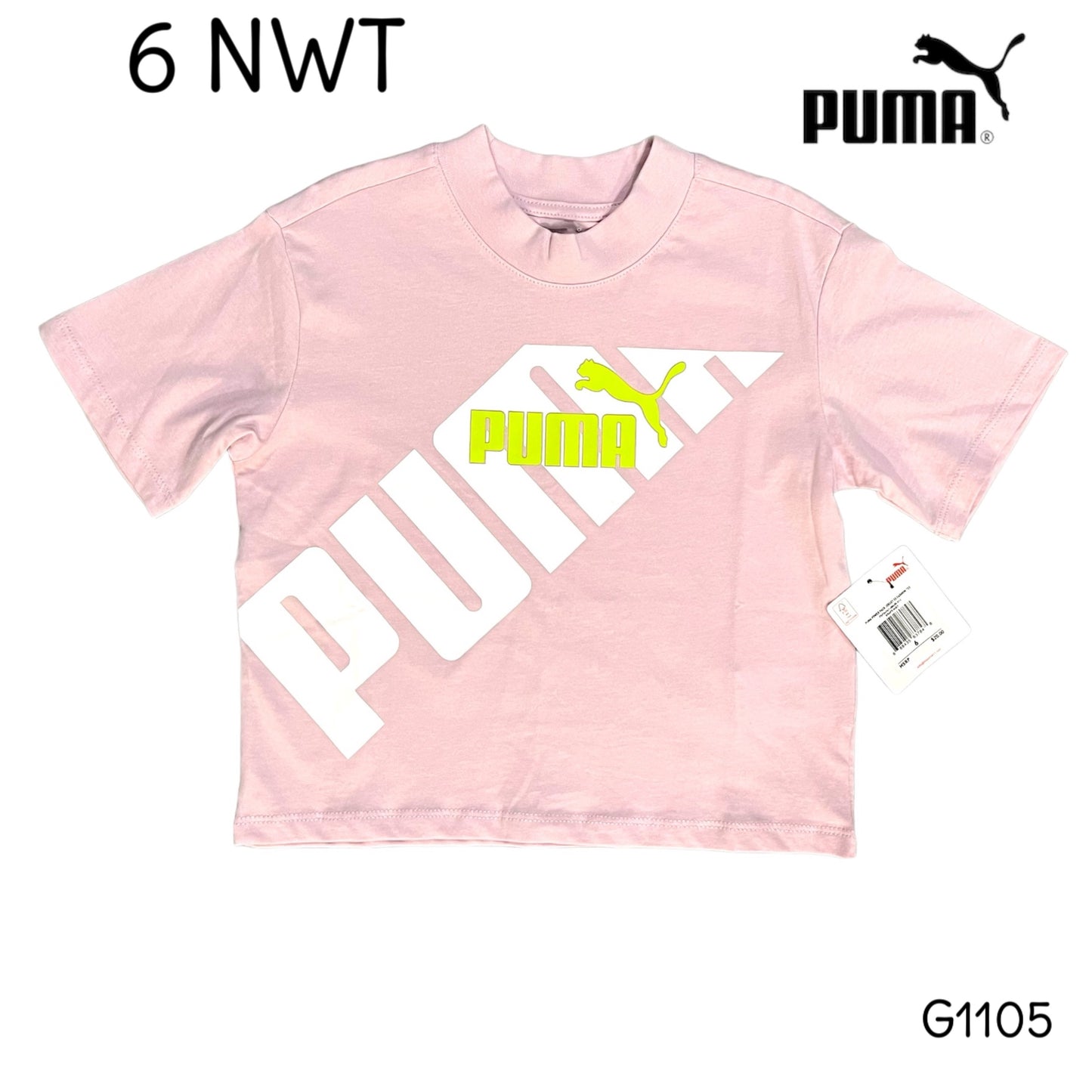 6 NWT puma boxy crop